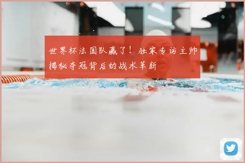 世界杯法国队赢了！独家专访主帅揭秘夺冠背后的战术革新