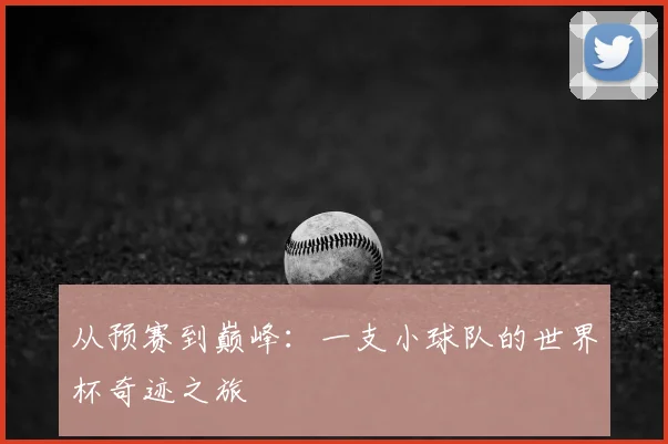 从预赛到巅峰：一支小球队的世界杯奇迹之旅